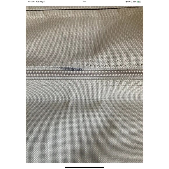 United Colors Of Benetton Mens Reversible Messenger Bag Black Or Tan Unisex NEW - Picture 9 of 9